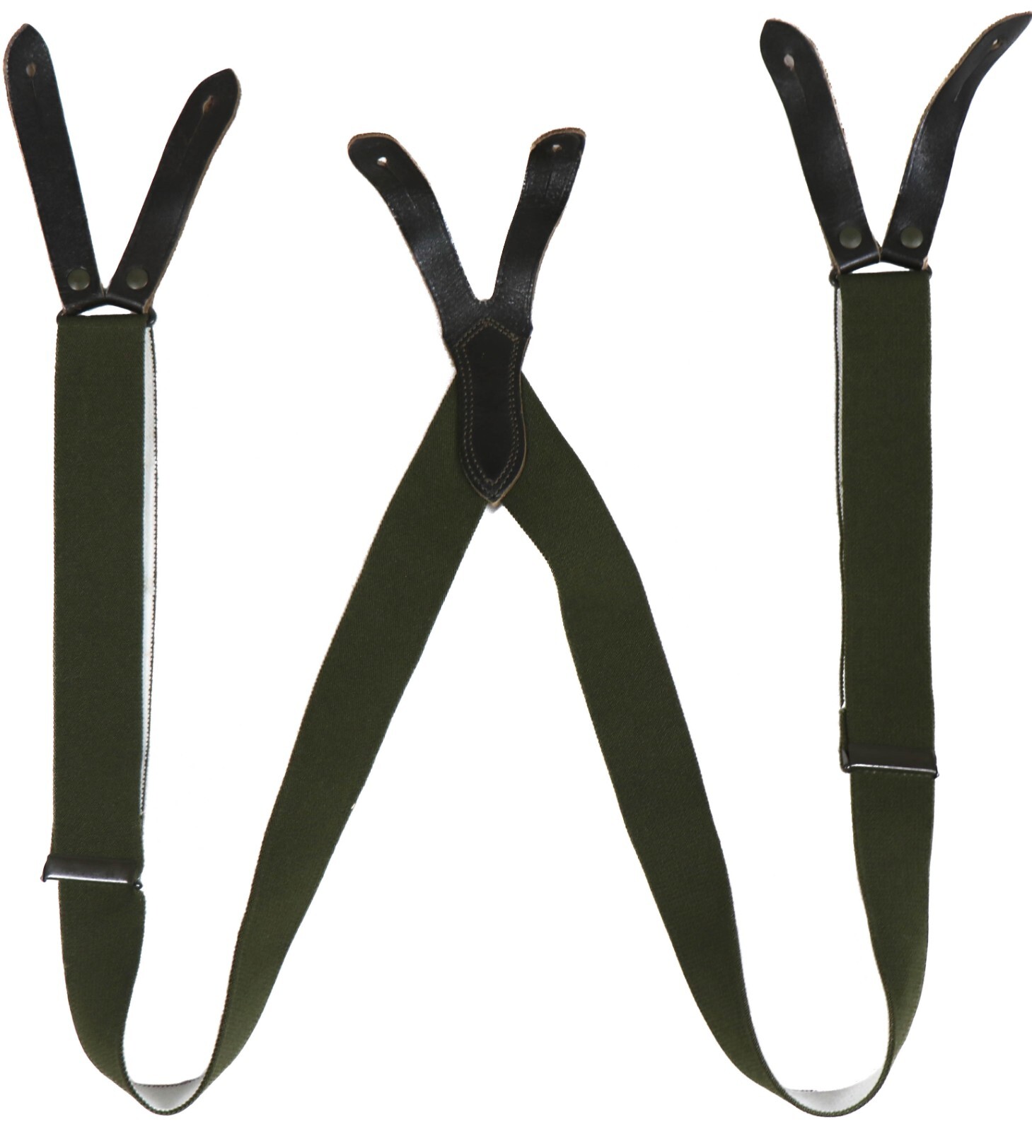 German Bundeswehr / West German Suspenders Belt Uniform Pant Trousers Elastic