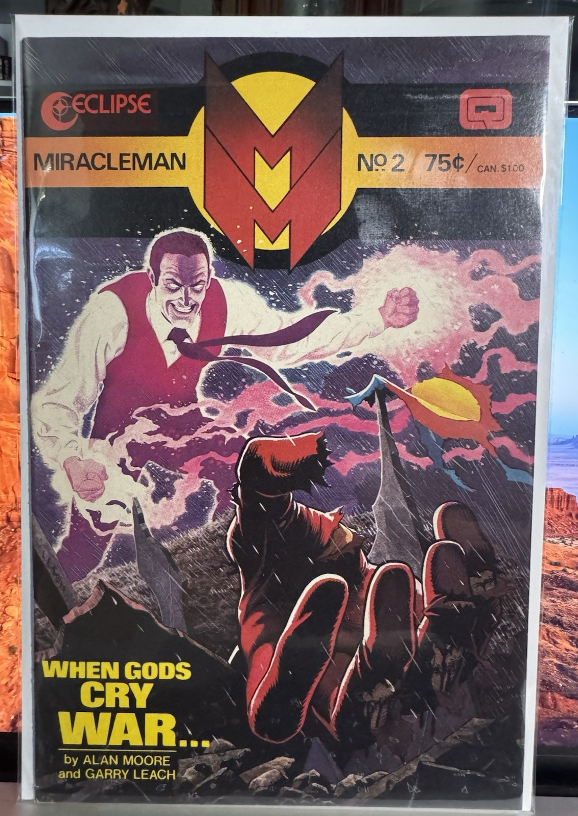 MIRACLEMAN #2 VF 1985 ECLIPSE COMIC UNCIRCULATED 1ST PRINT ALAN MOORE LEACH