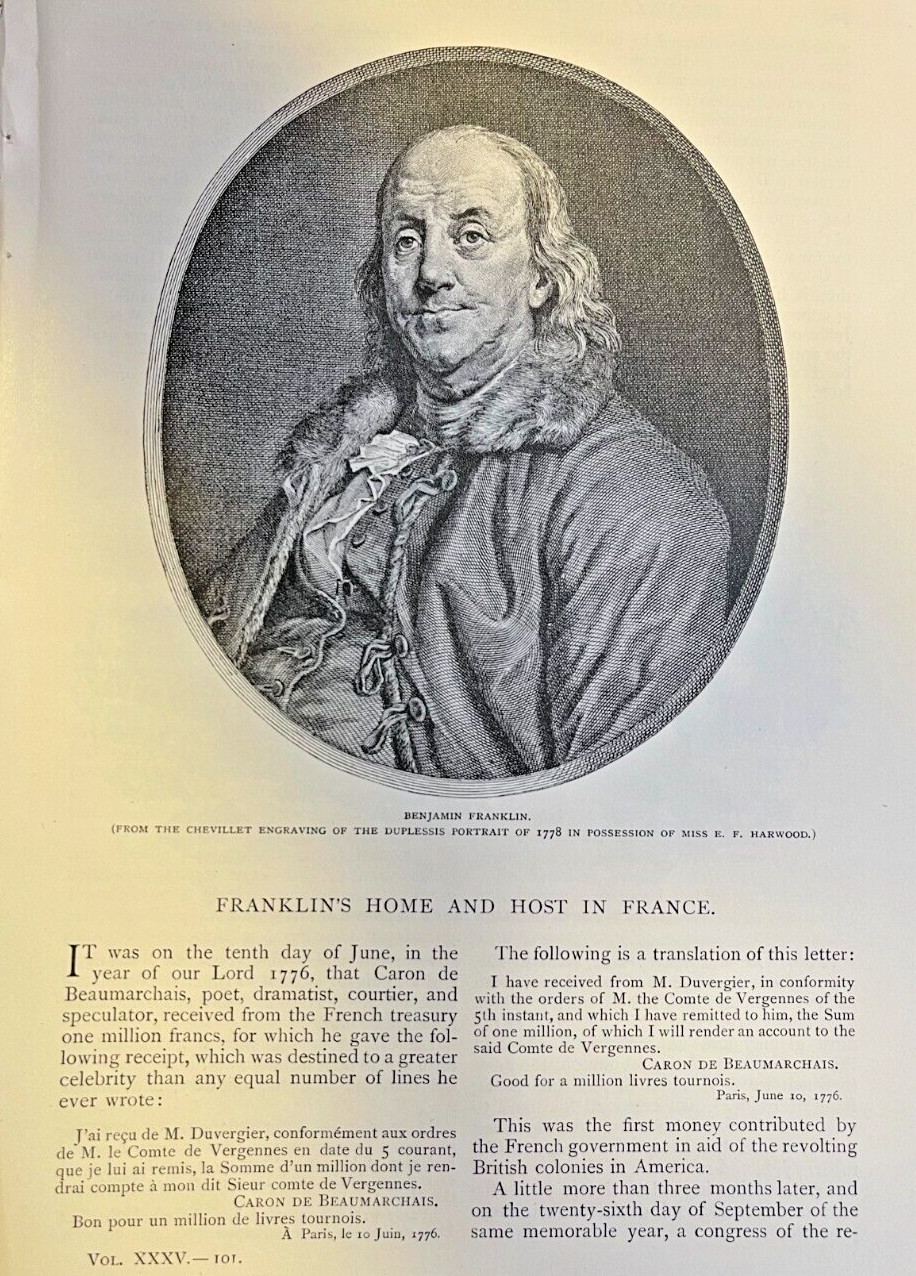 Benjamin Franklin in France Chateau De Chaumont Donatien Le Ray De Chaumont