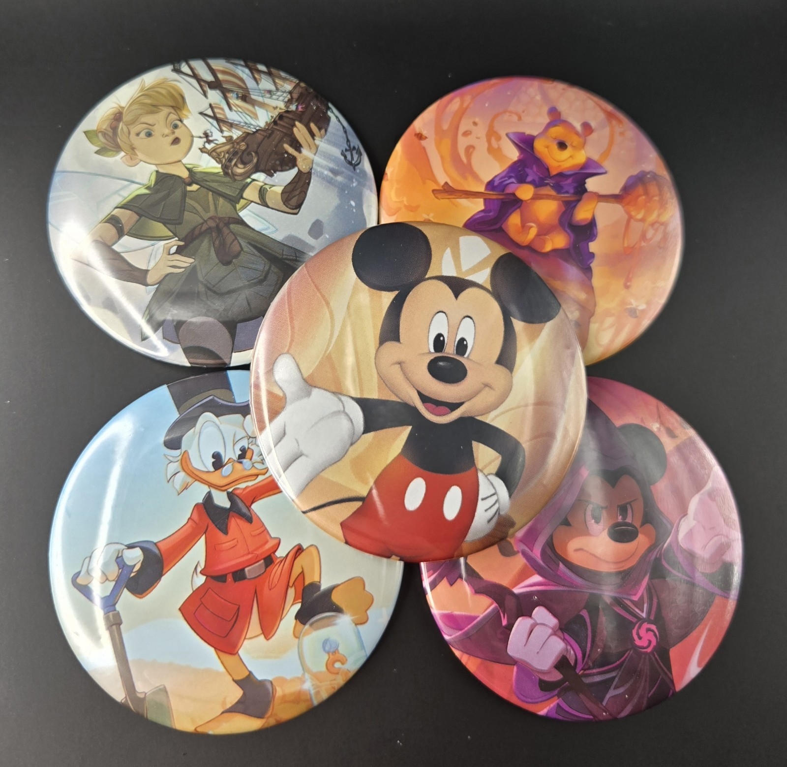 Lorcana Themed Refrigerator Magnet Set Of 5