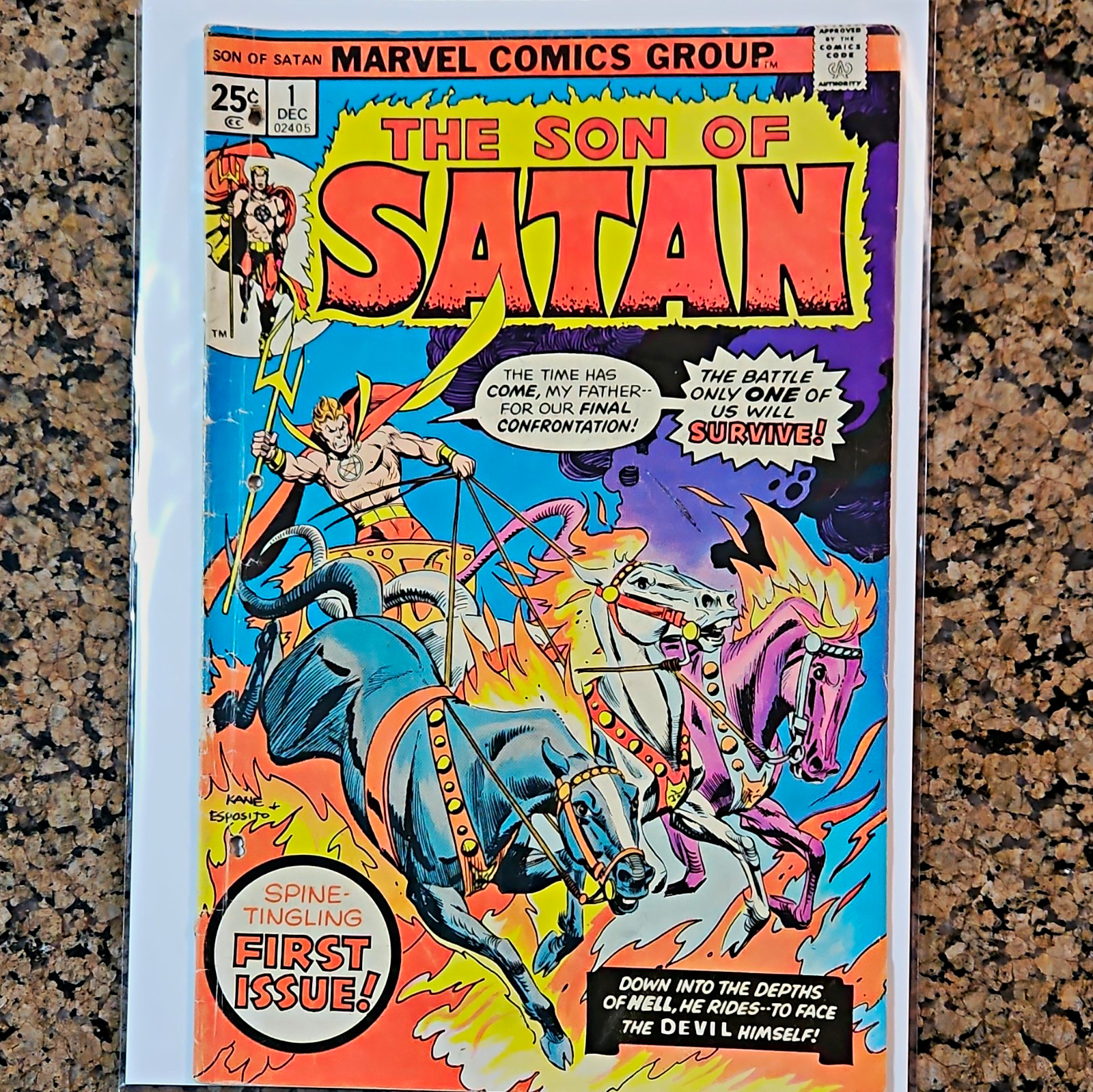 Marvel The Son of Satan Comic Book Lot #1-2 Bronze Age First Issue John Warner