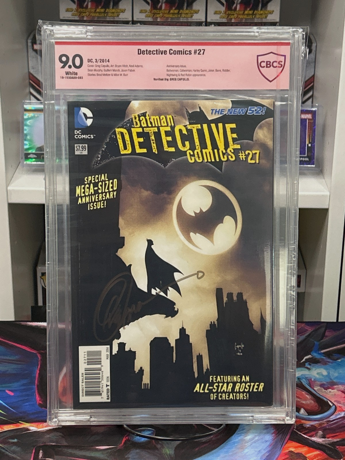 Detective Comics #27 CBCS 9.0 Signed Greg Capullo 2014 New 52 Anniversary Ed.