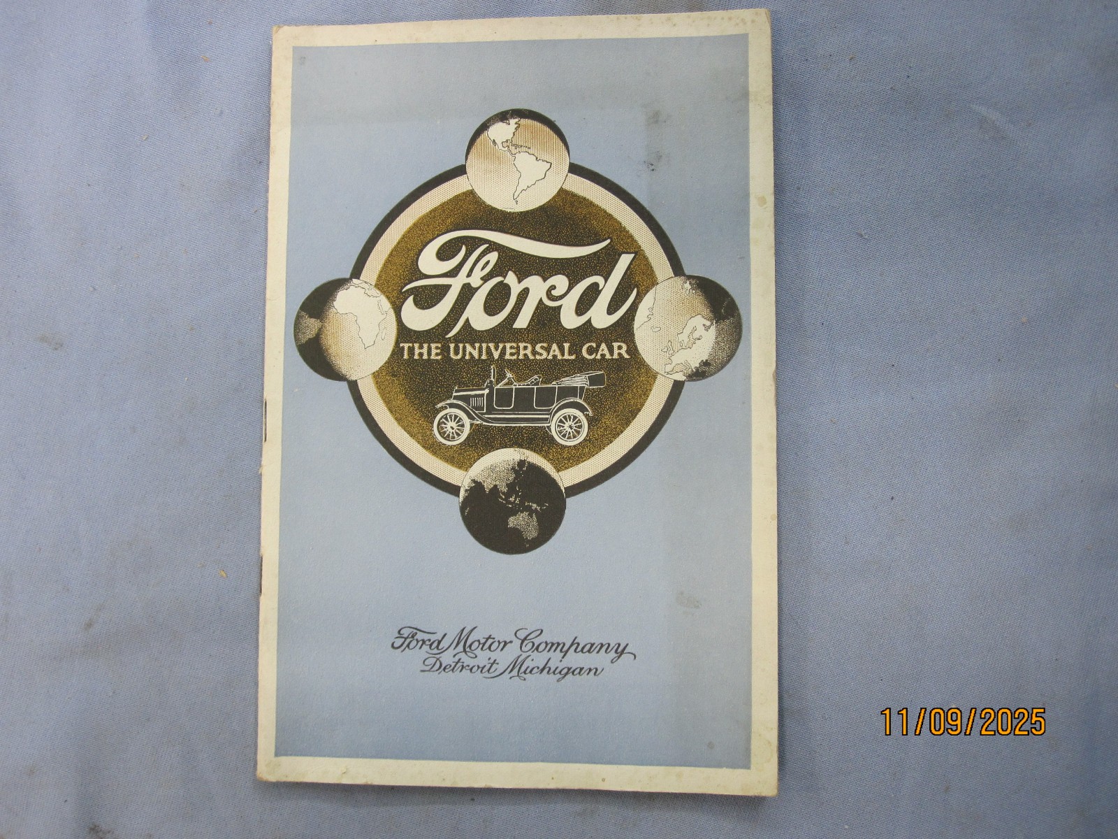 1919 1920 Ford The Universal Car Model T Catalog Very Good Original