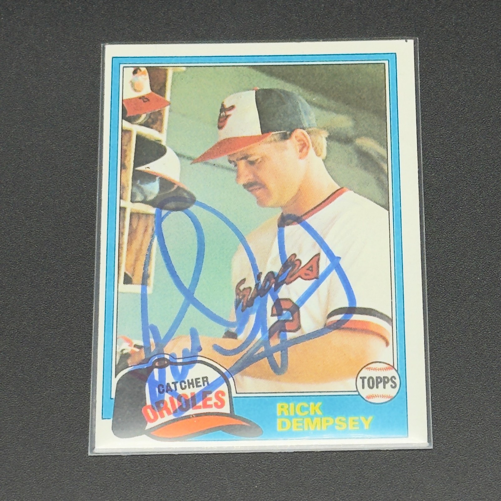 Rick Dempsey Signed 1981 Topps #615 Card - Baltimore Orioles - TTM Autograph