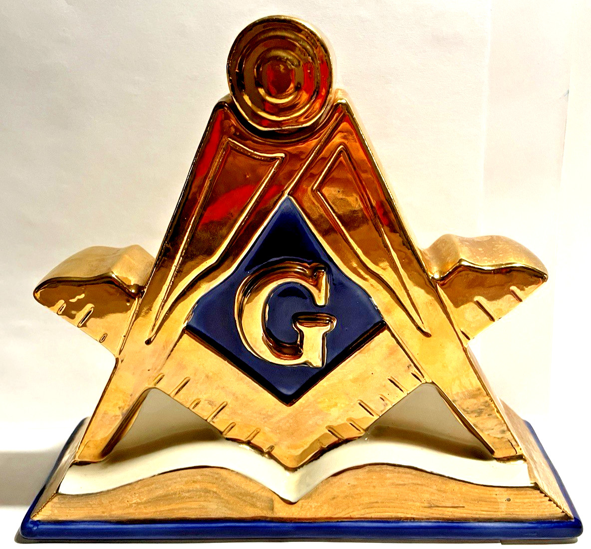 Vintage 1971 Masonic Freemasons Whiskey Decanter DuQuoin Lodge #234