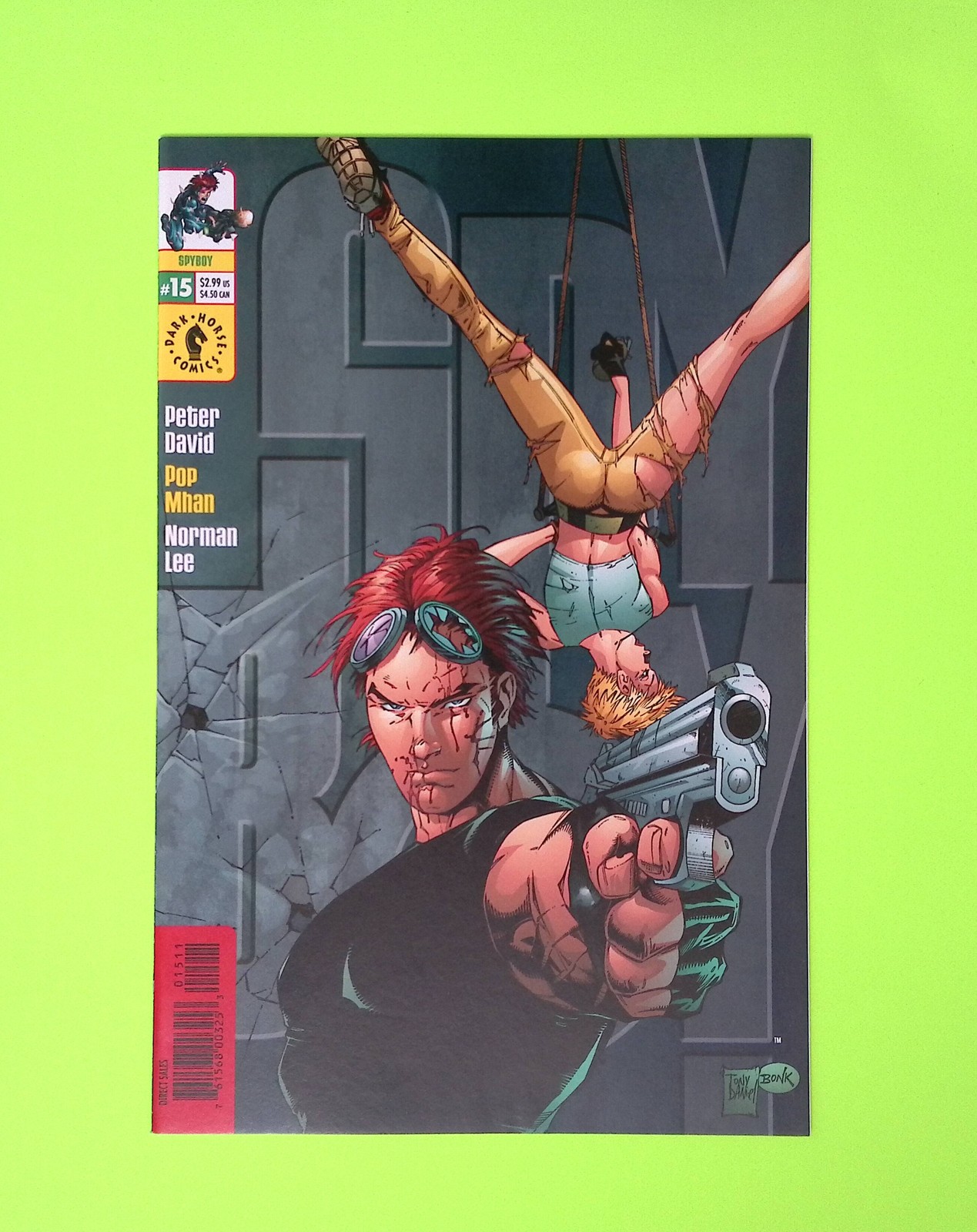 Spyboy #15b 2001 Dark Horse Comics Variant High Grade Comic Book X247-69