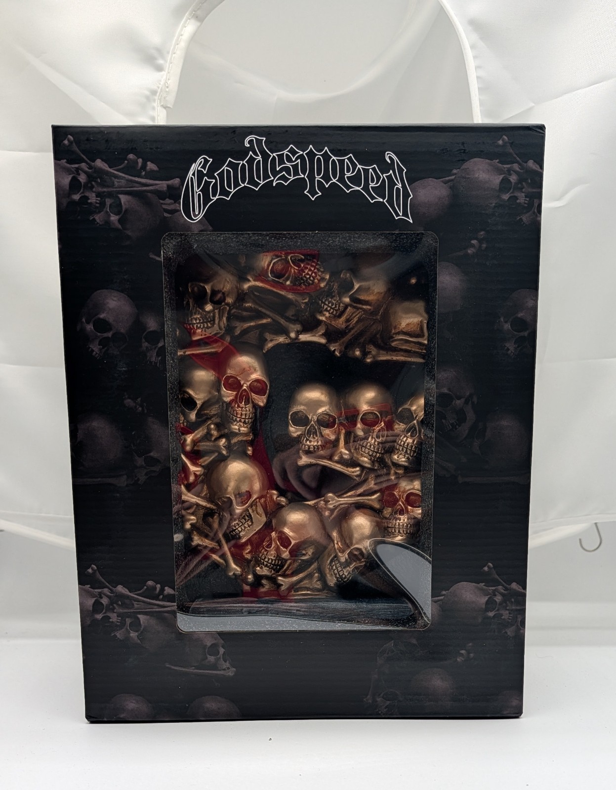 Godspeed Very Rare Discontinued Skull & Bones G Statue/Trophie and Original Box