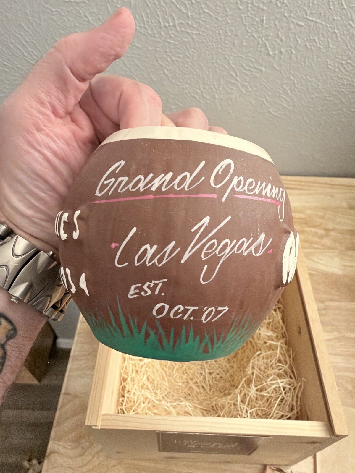 Trader Vic’s Grand Opening Invitation - Very Rare Las Vegas Coconut Mug