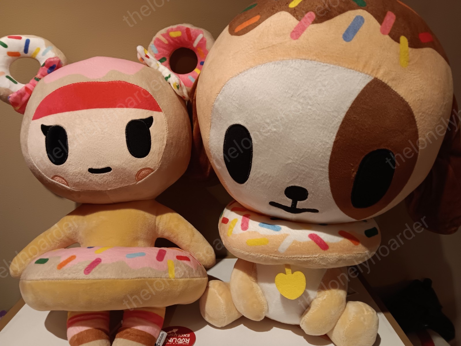Tokidoki Set Of (2) BIG Donutini and Donutino 16-18\