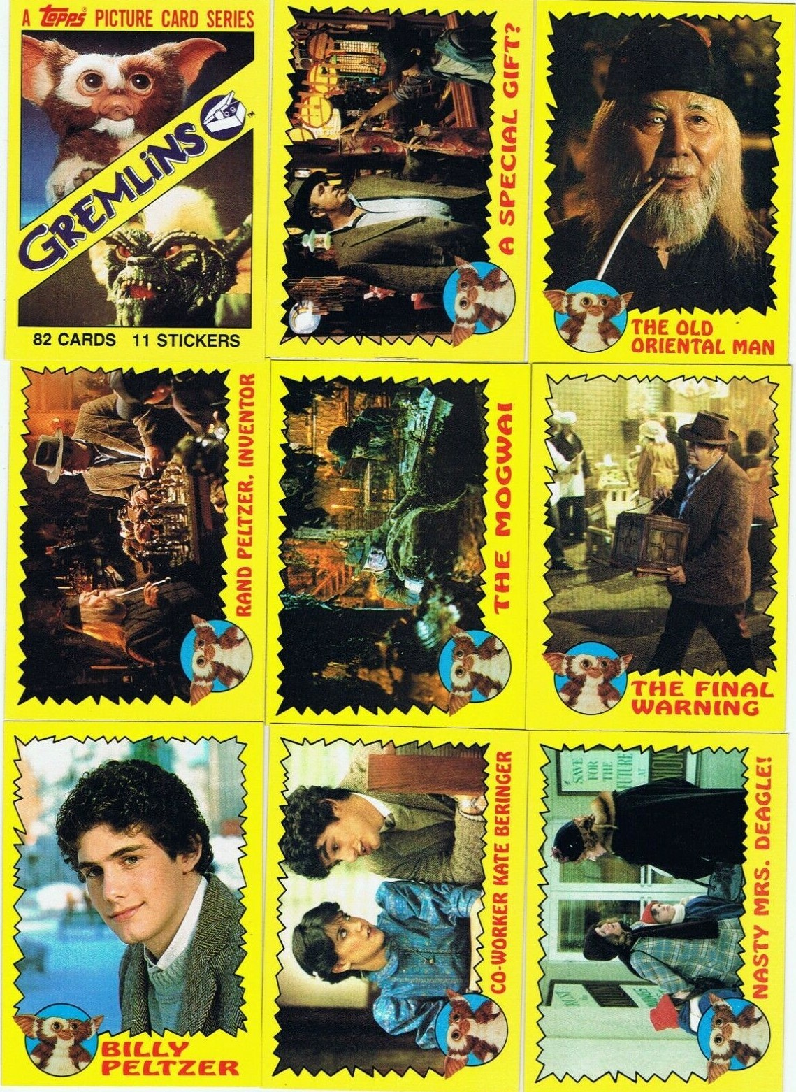 Gremlins 1 Singles. Check List. $1 each + Discounts