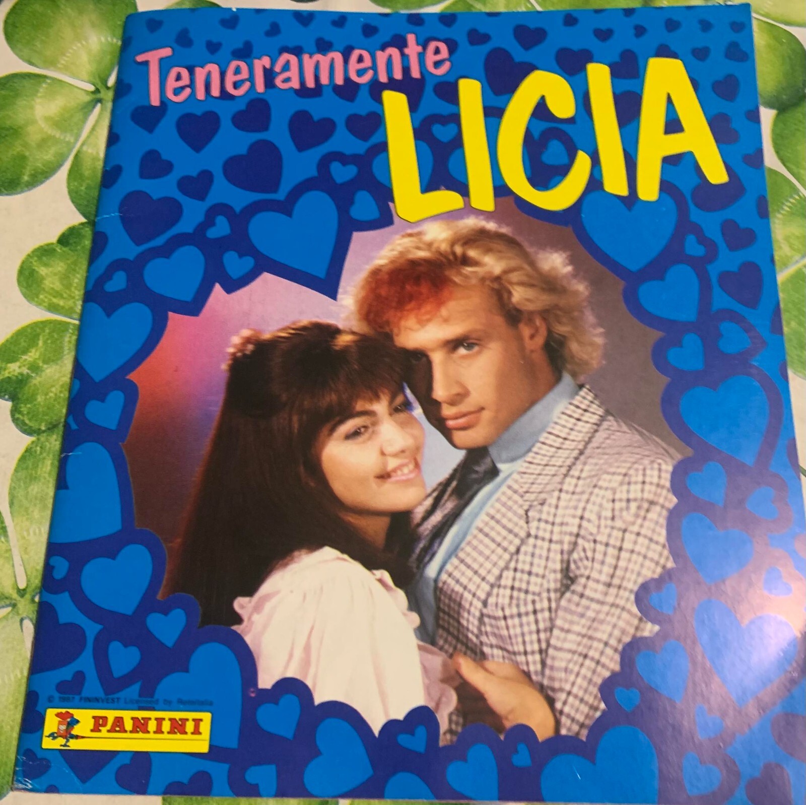 1986 Panini ALBUM TENDERLY LICIA COMPLETE Good Condition