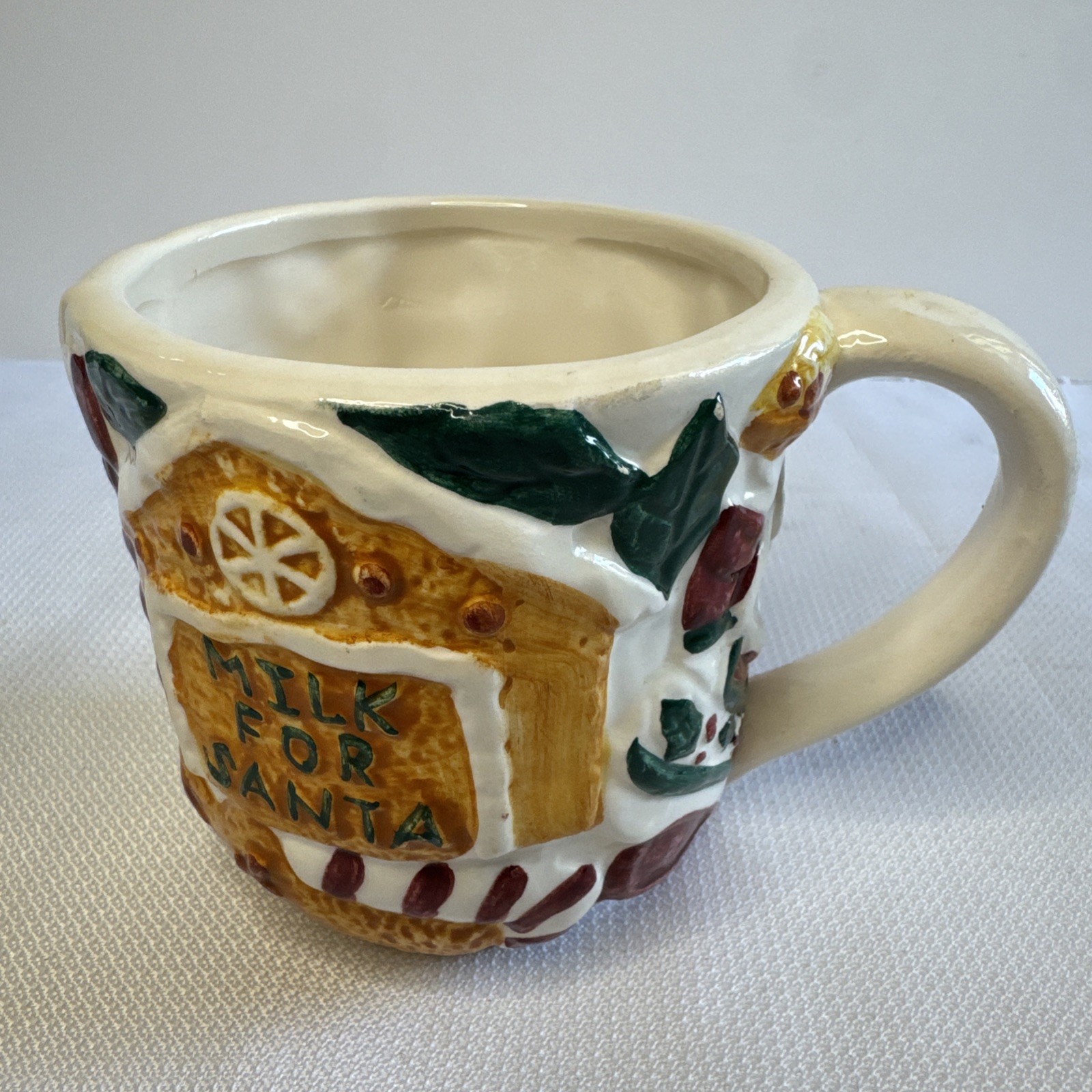 Vintage Milk For Santa Mug