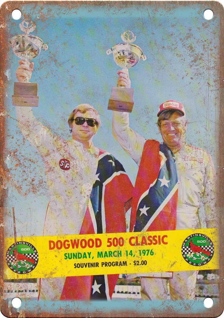 Dogwood 500 Classic Racing Program Reproduction Metal Sign A1113