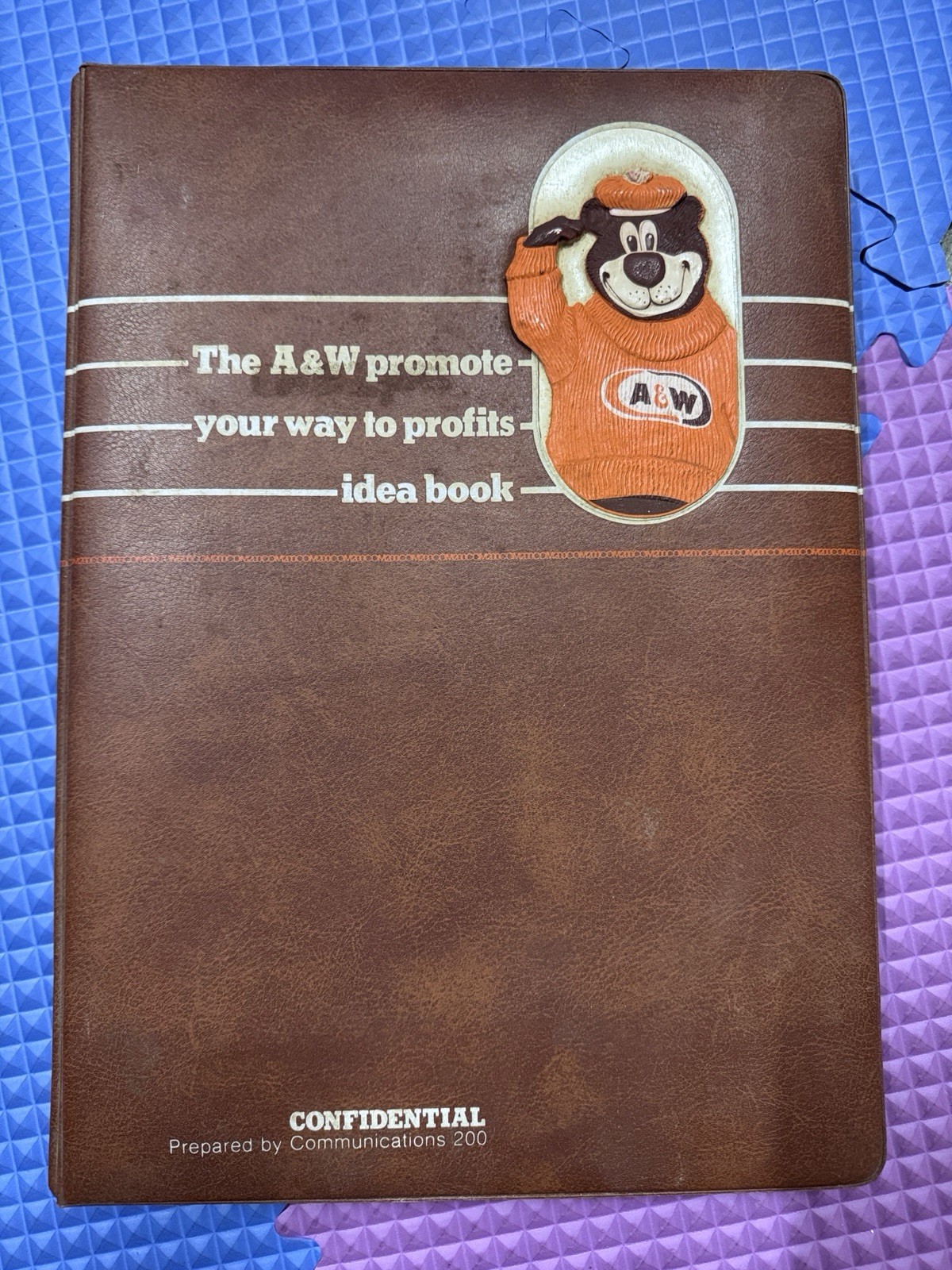 Vintage 1970s A & W Idea Book Exclusive Franchise Album Incredibly RARE Must See