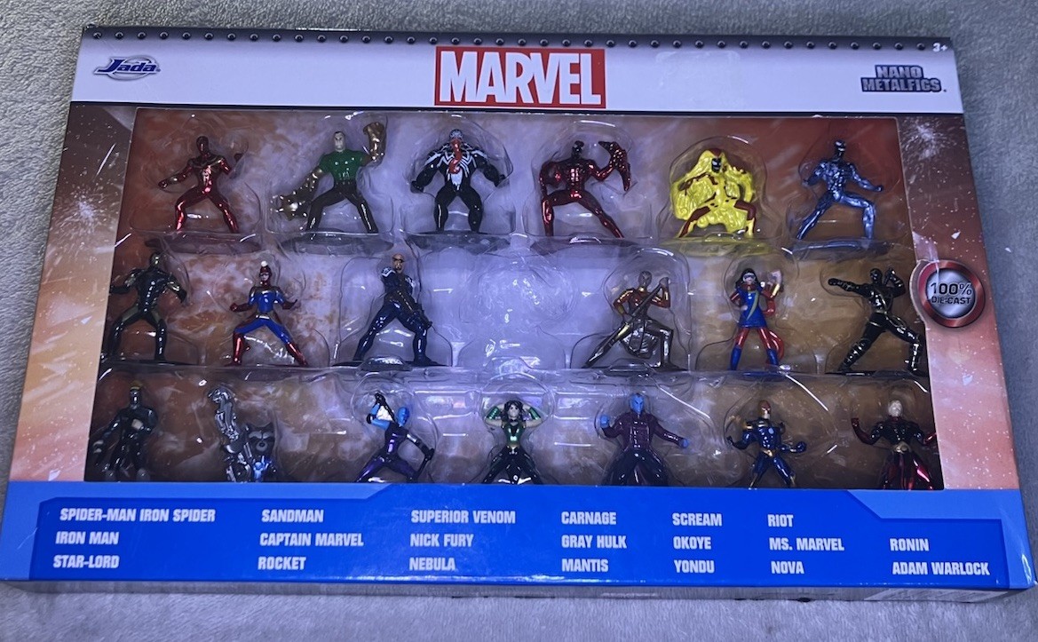 Action Marvel Nano Metalfigs 100% Die-Cast 17-Pack Figures Set *no gray hulk*