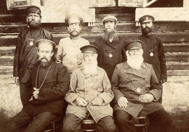 Stanitsa court 1909 This image is from Tipy kazakov Sibirskie kaza- Old Photo