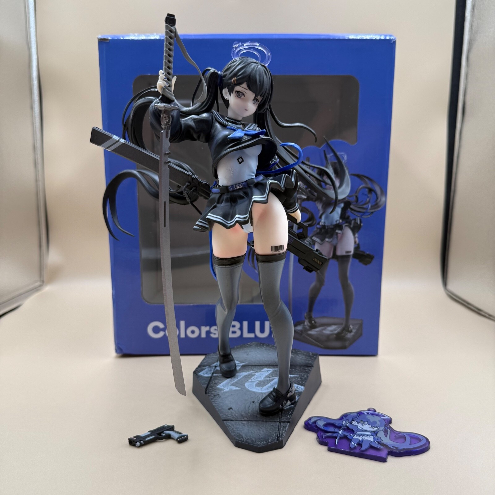 Solarain x Asagon Anime Figure Colors BLUE  1/7 PVC Statue Brand New With Box
