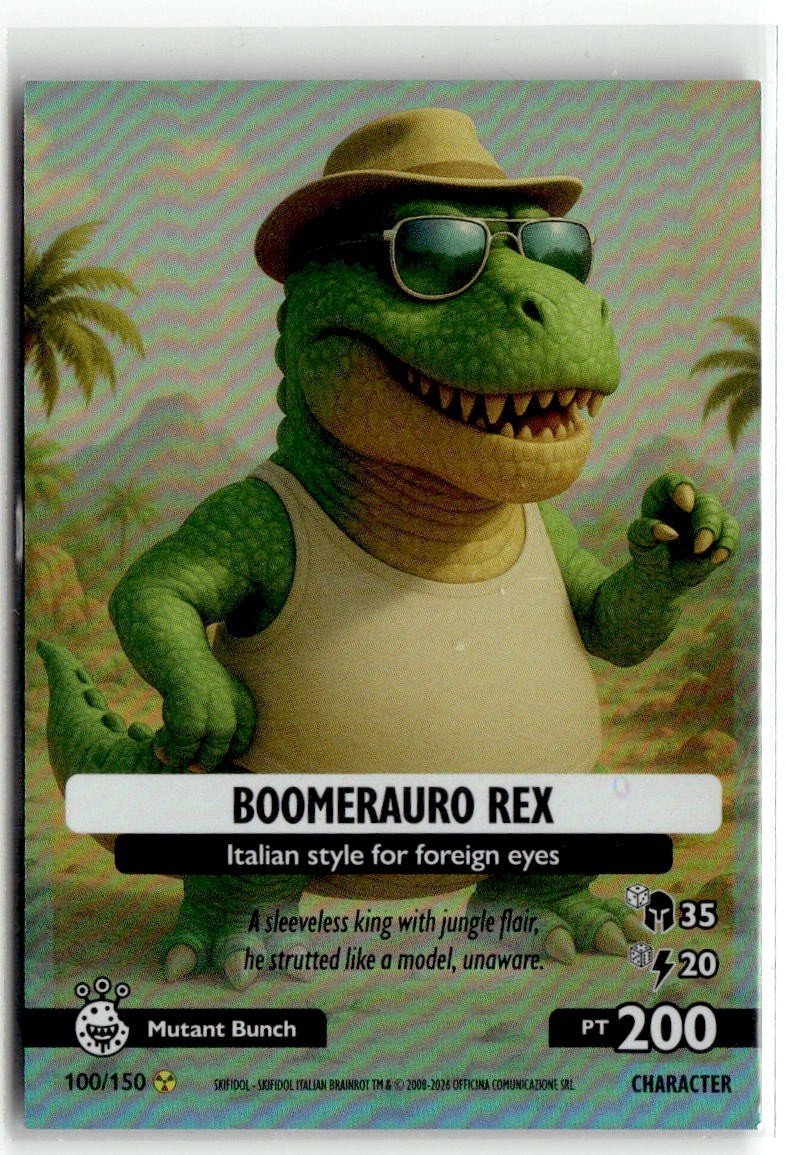 Skifidol Italian Brainrot Boomerauro Rex 100 Limited