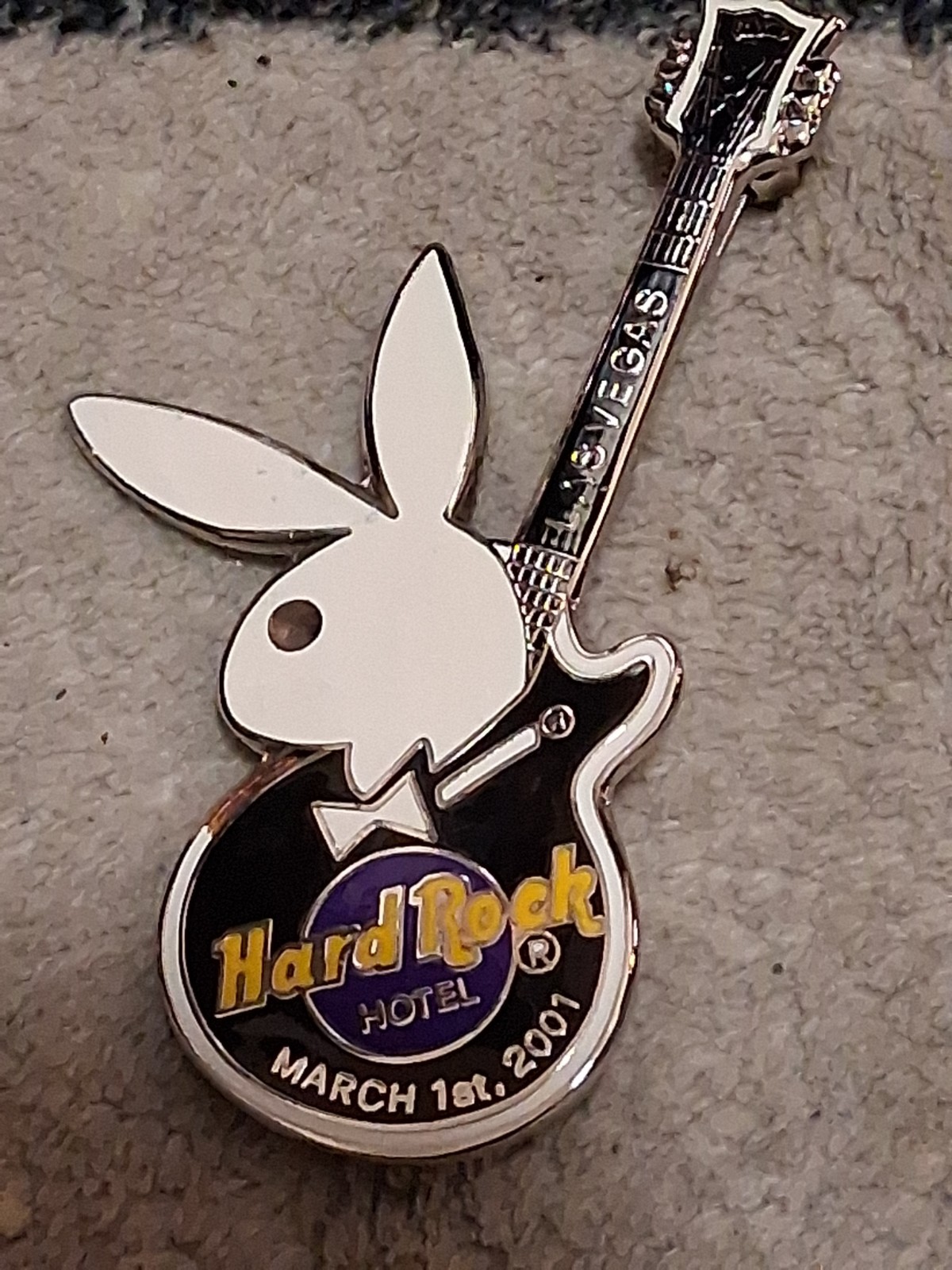 2001 playboy bunny pin from the hard Rock hotel Las Vegas casino very rare...