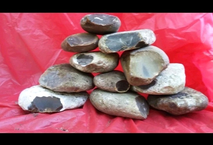 Texas Primo Thin Chert Flint Knapping Material Arrowheads Med FlatRate Box full