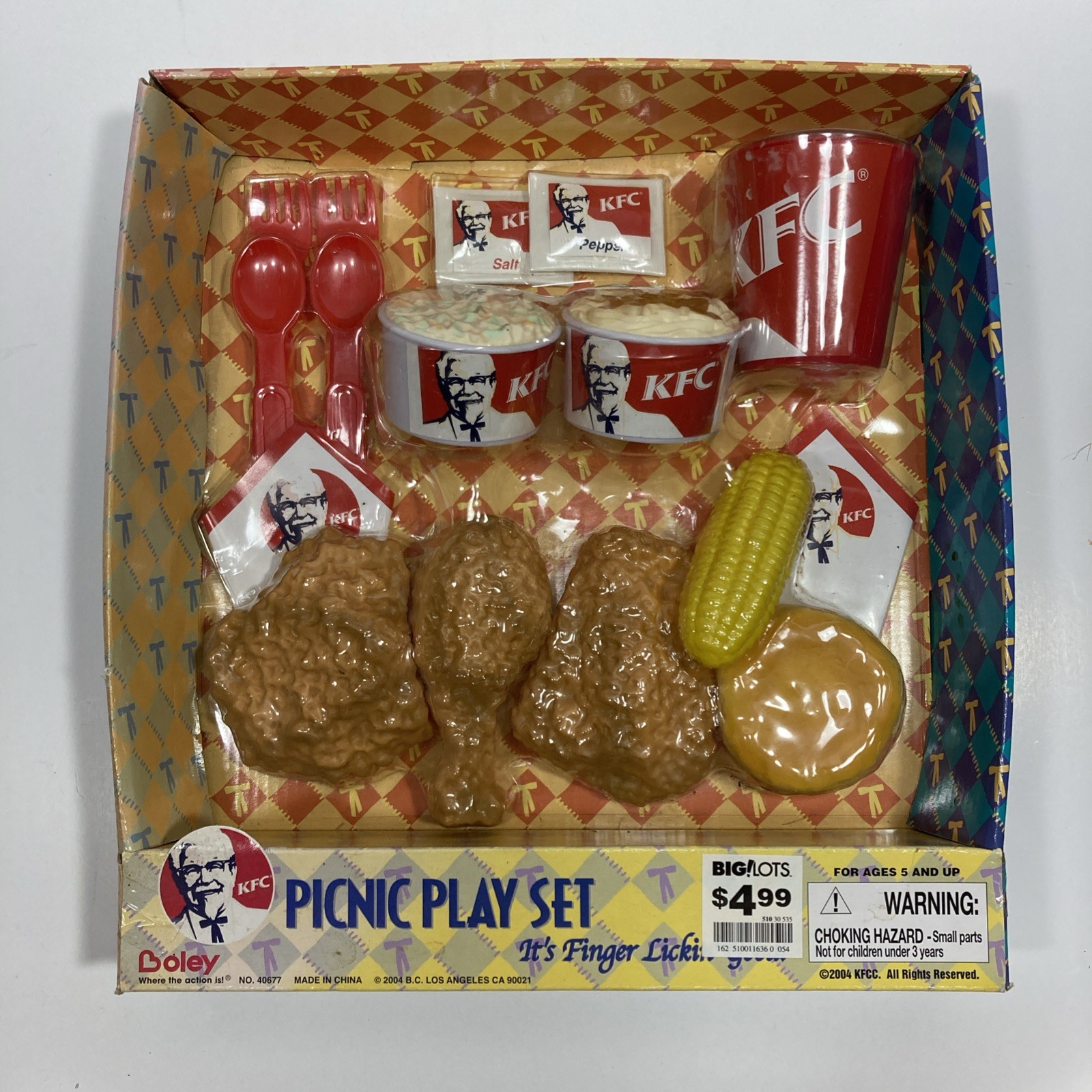 **RARE KFC Vintage Playset - 2004 Boley (Full set)