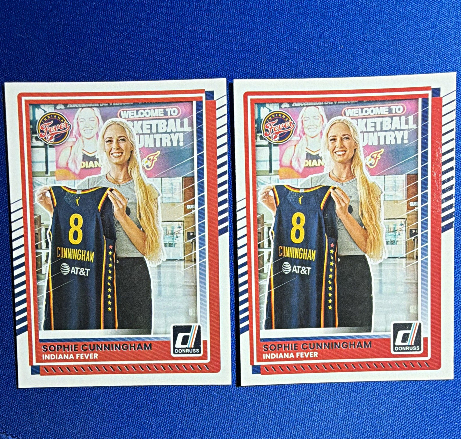 Panini 2025 Donruss WNBA Sophie Cunningham Card #24 Lot of 2