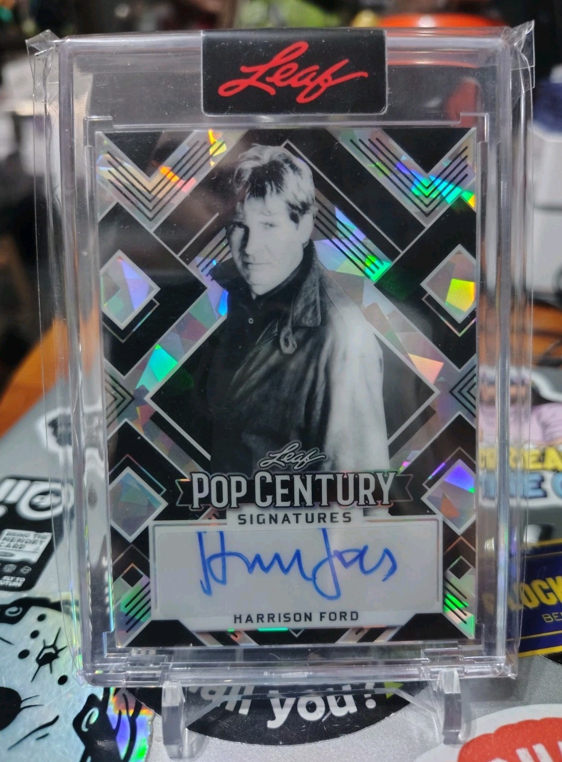 2022 LEAF POP CENTURY SIGNATURES HARRISON FORD AUTO AUTOGRAPH RARE 2/4 RARE