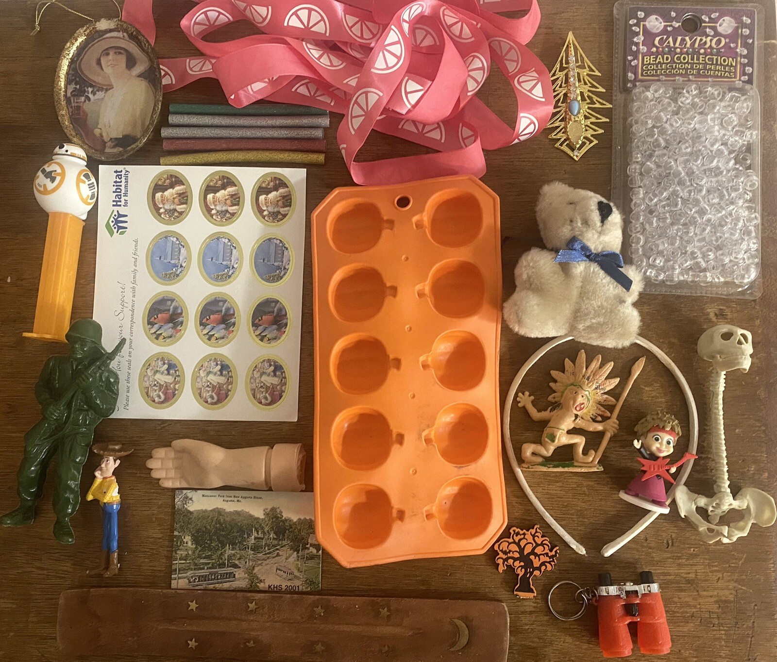 Junk Drawer Lot 20 Pieces #1 Mixed Items Found Objects Used Vtg & Modern Items