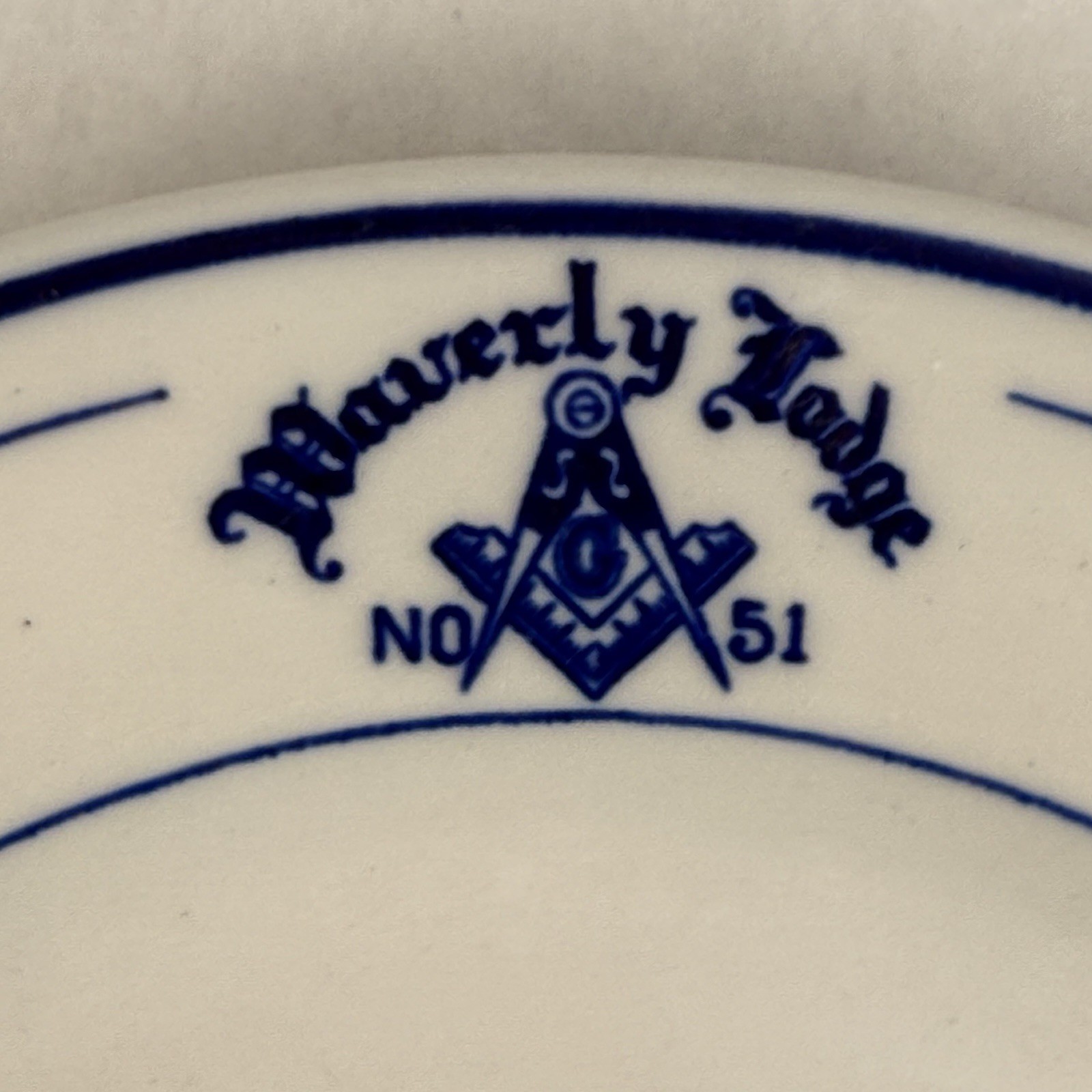 Vtg Masonic Freemason Temple Waverly Lodge  Appleton WI Dinner 9.5\