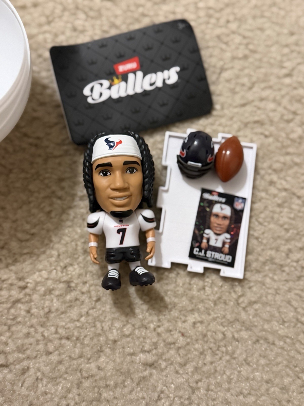 ZURU NFL Ballers C.J. Stroud Houston Texans Figure Complete