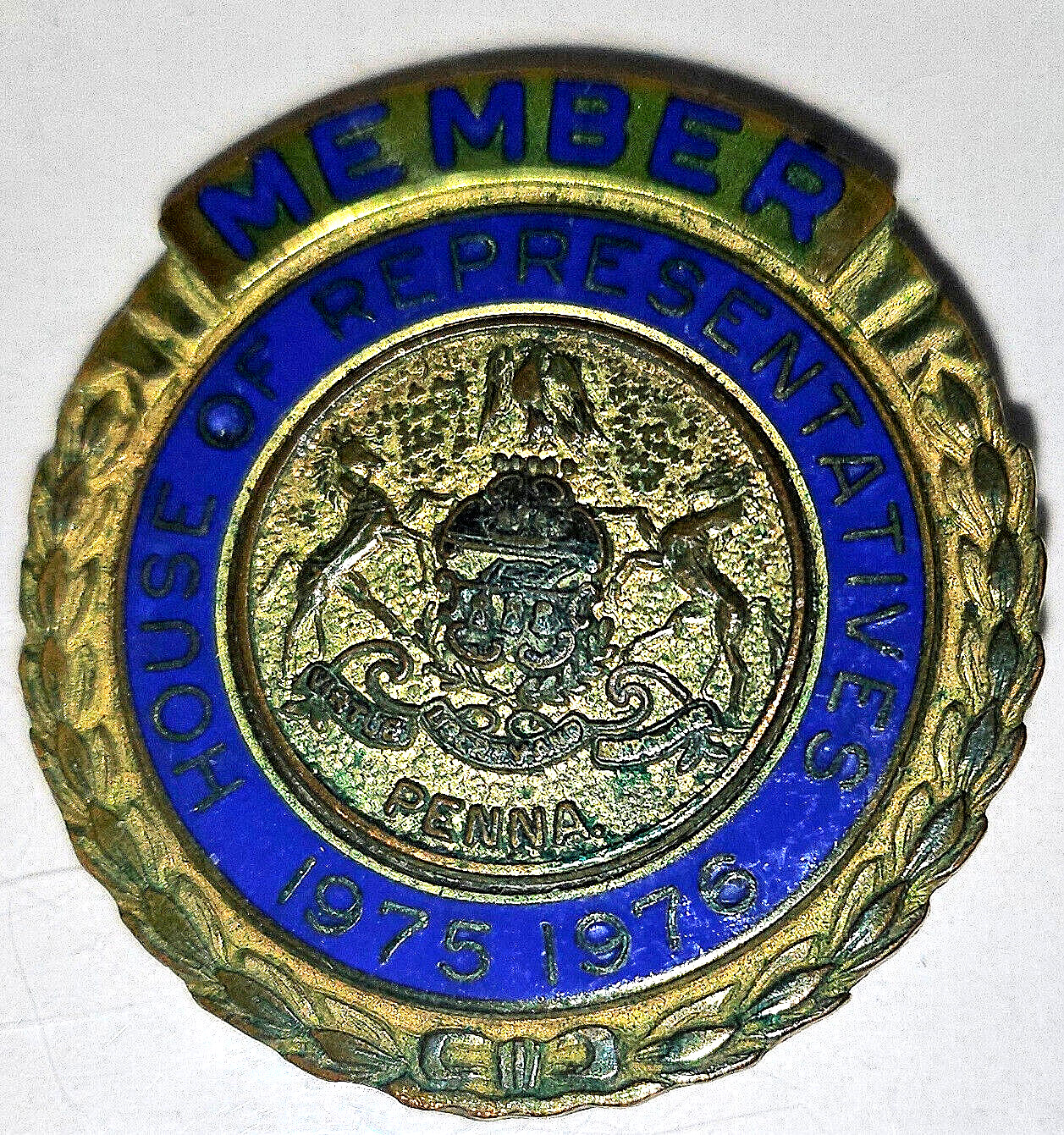 RARE 1975-76 PENNSYLVANIA HOUSE OF REPRESENTATIVES HONORABLE MEMBER BADGE PIN