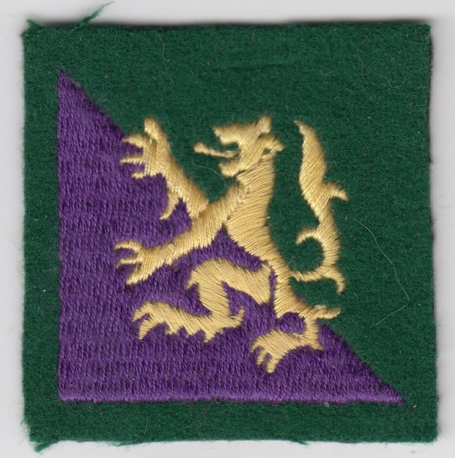 Vintage British North Highland District Command Scotland Patch Insignia Post WW2
