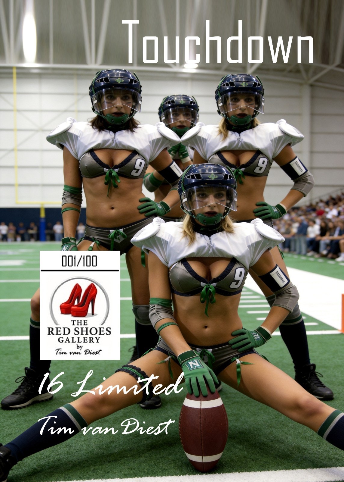 16 Limited - Erotic Photo Booklet - 16 pages - 16 photos - 8x10 inch - Touchdown