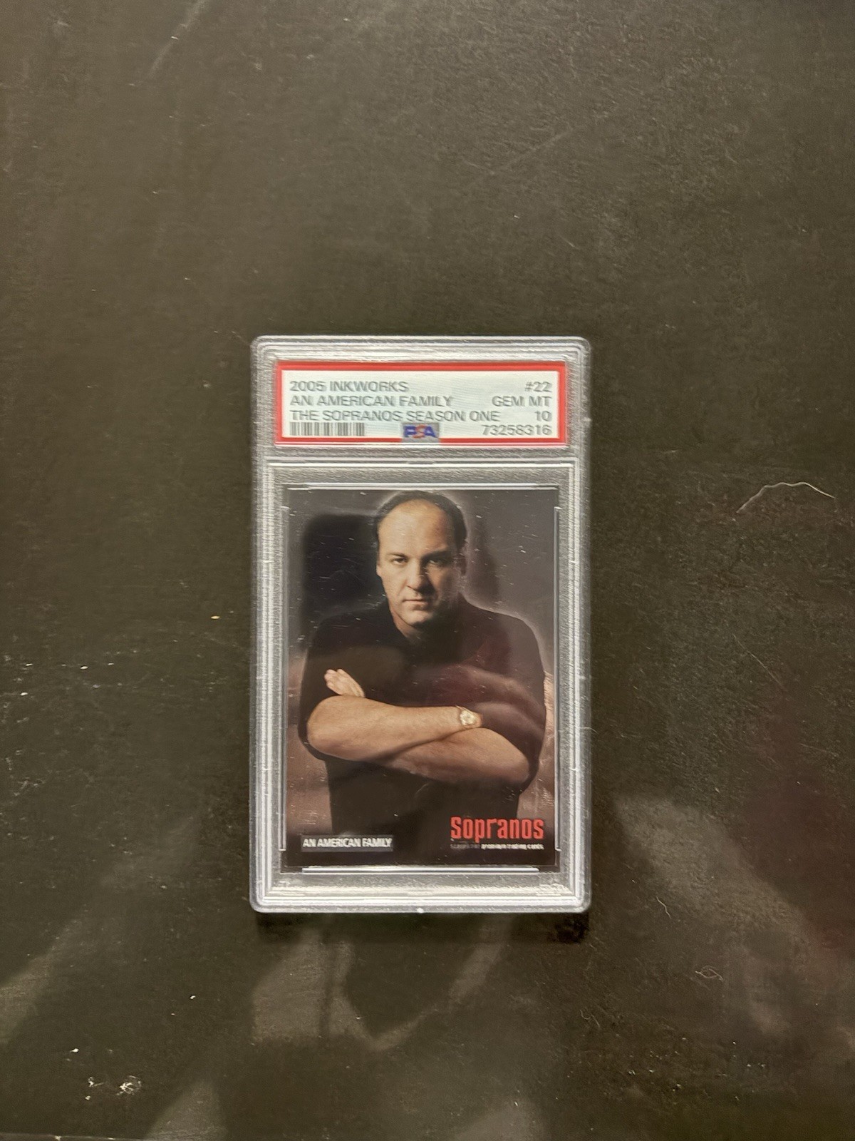 INKWORKS 2005 The Sopranos Season One #22 An American Family Tony PSA 10