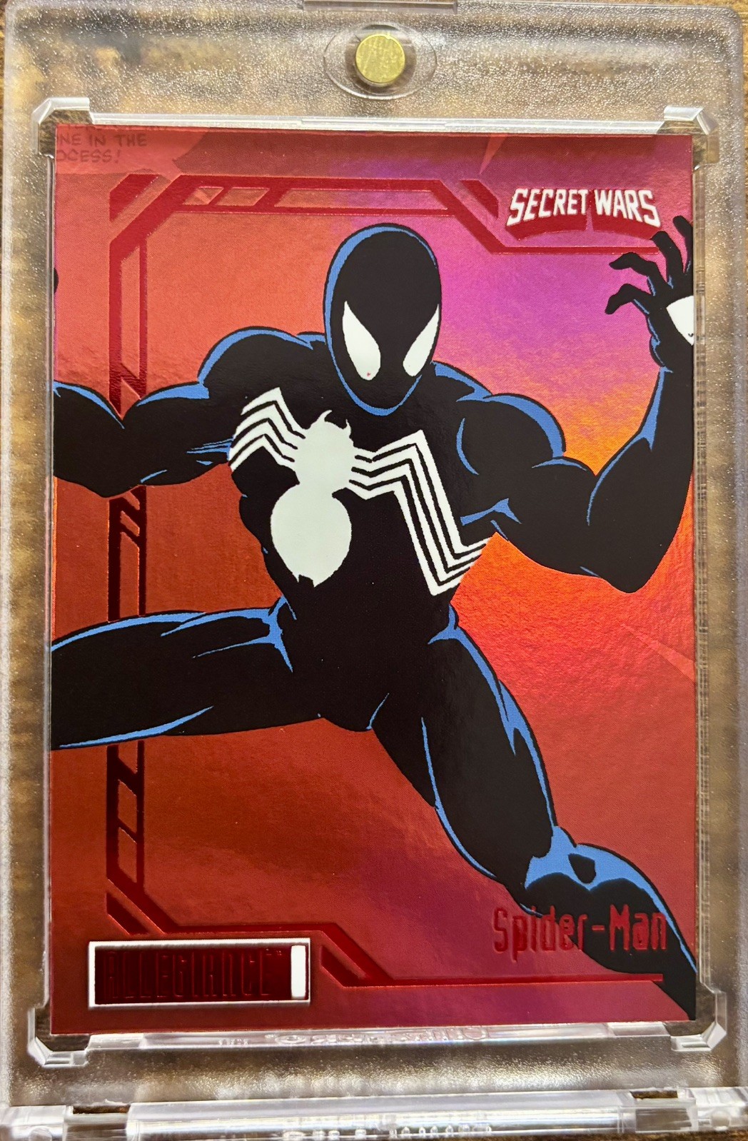 2023 Upper Deck Allegiance Marvel Secret Wars #89 SPIDER-MAN Rainbow Red