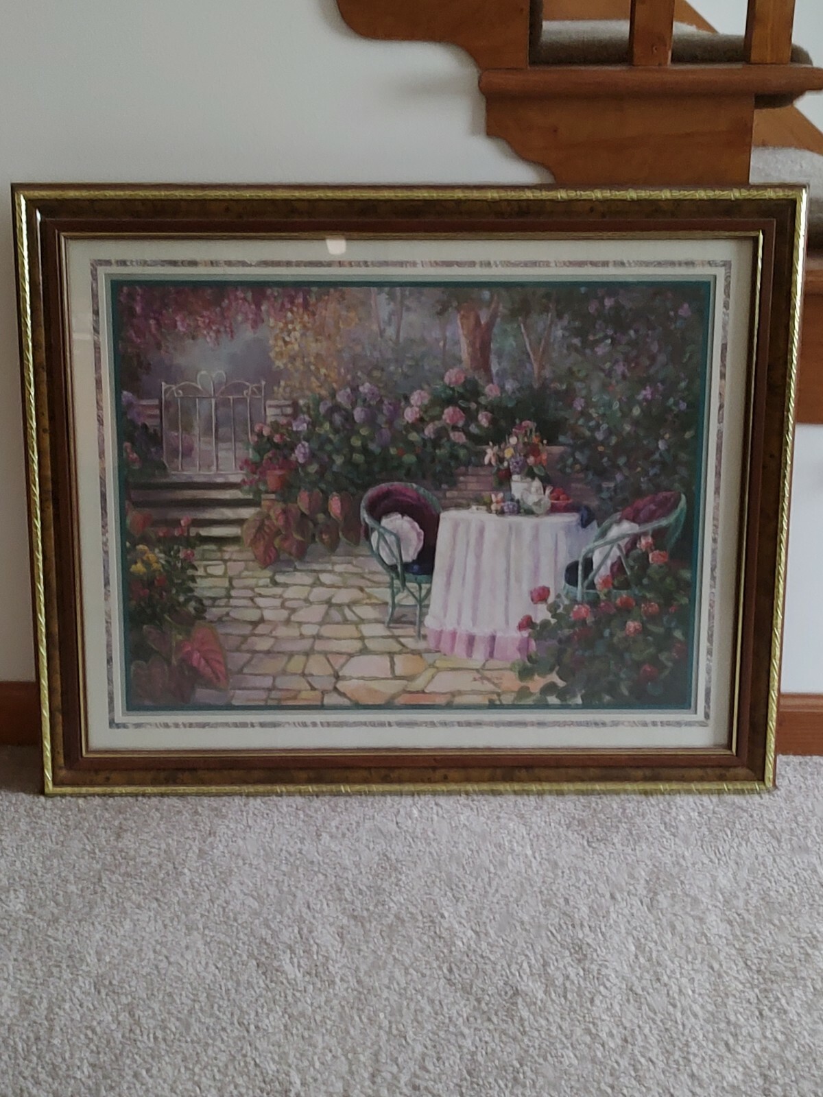 Vintage, Through God's Grace, Bettie Hebert Felder, Framed 25.5
