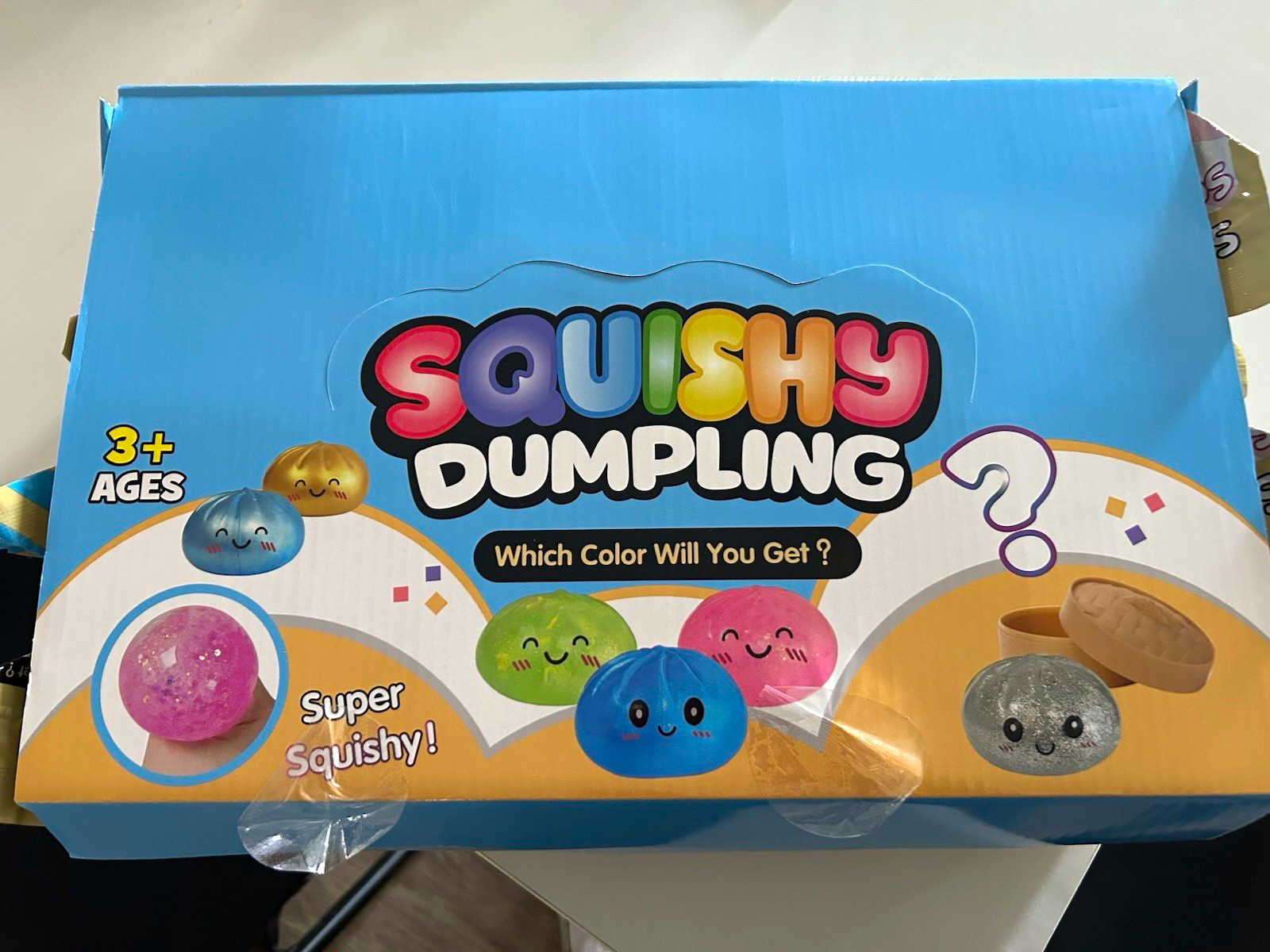 Squishy Dumpling Box of 12 Which Color Will You Get? New Unopened Mystery Box