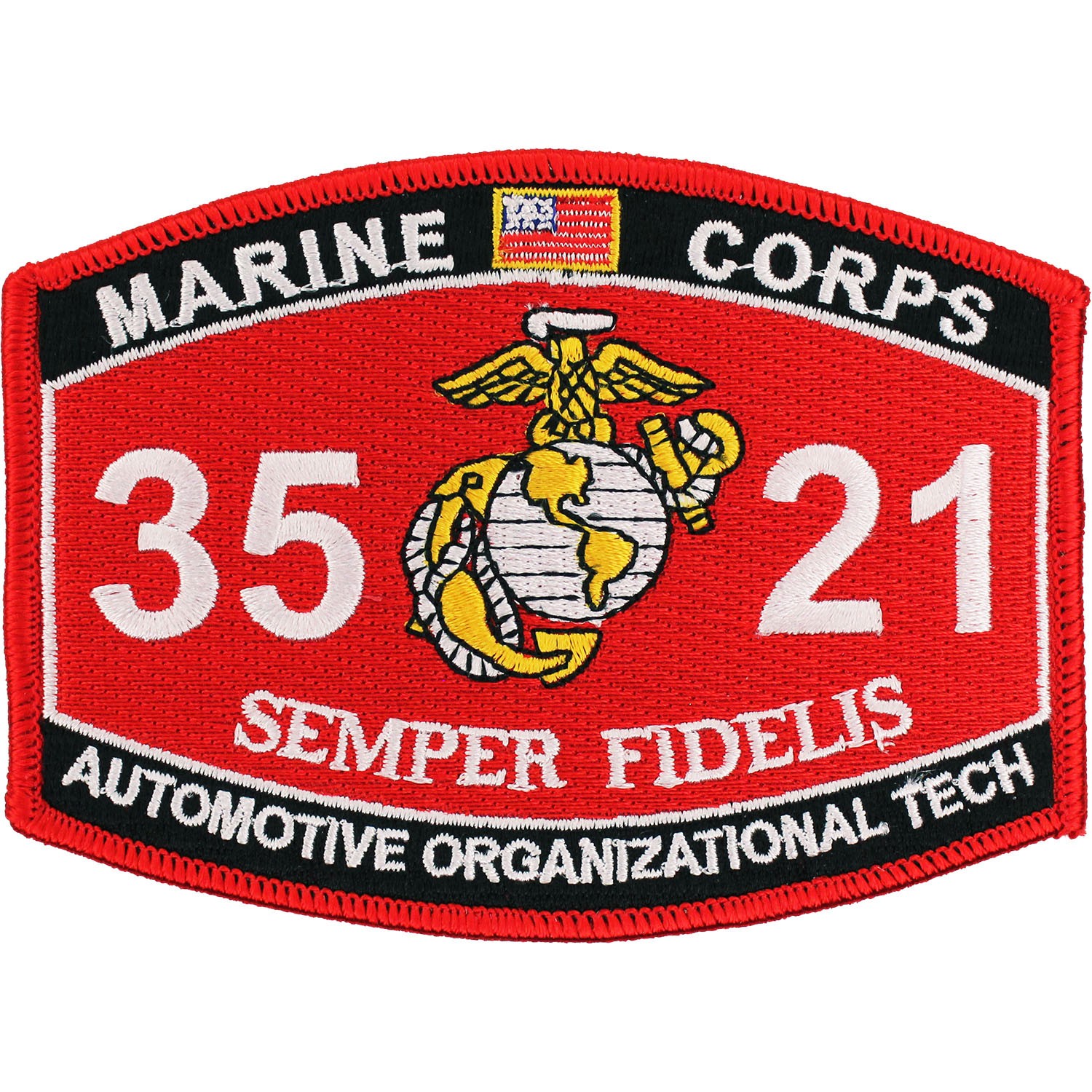 USMC MOS 3521 Automotive Organizational Tech Patch ( 4 1/2\