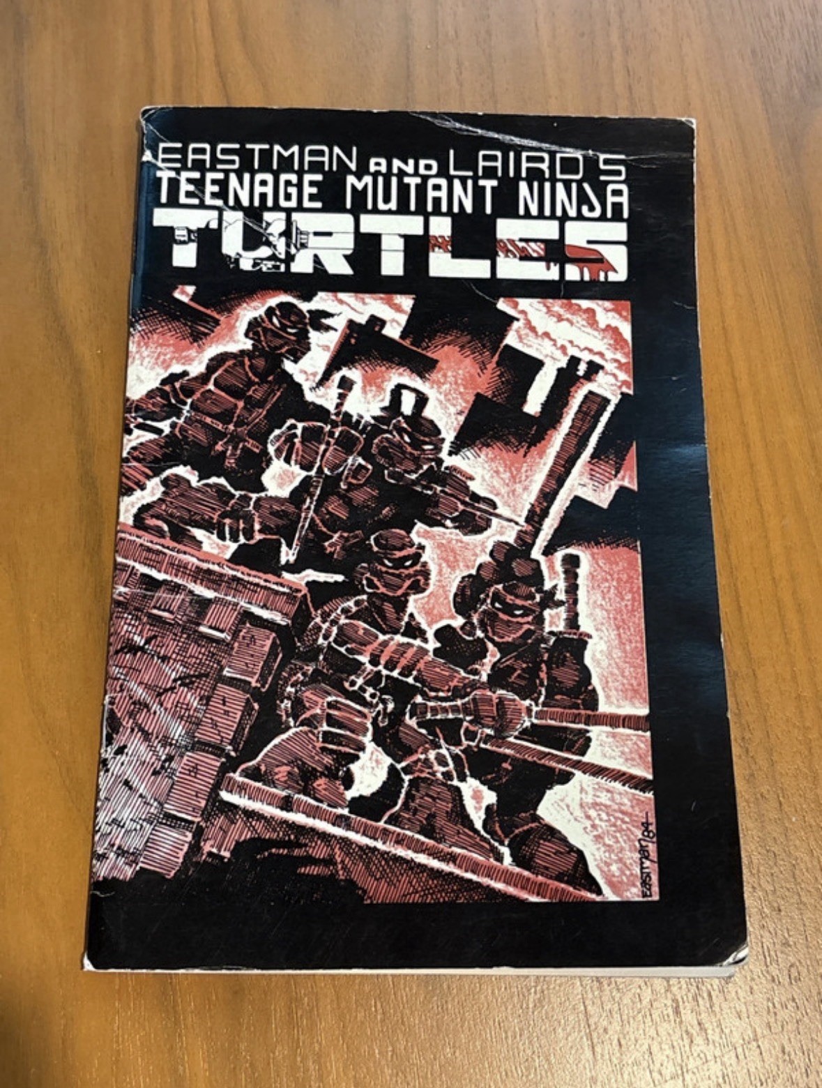 Teenage Mutant Ninja Turtles #1 Second Printing 1/6000 Worn Mirage Eastman Laird