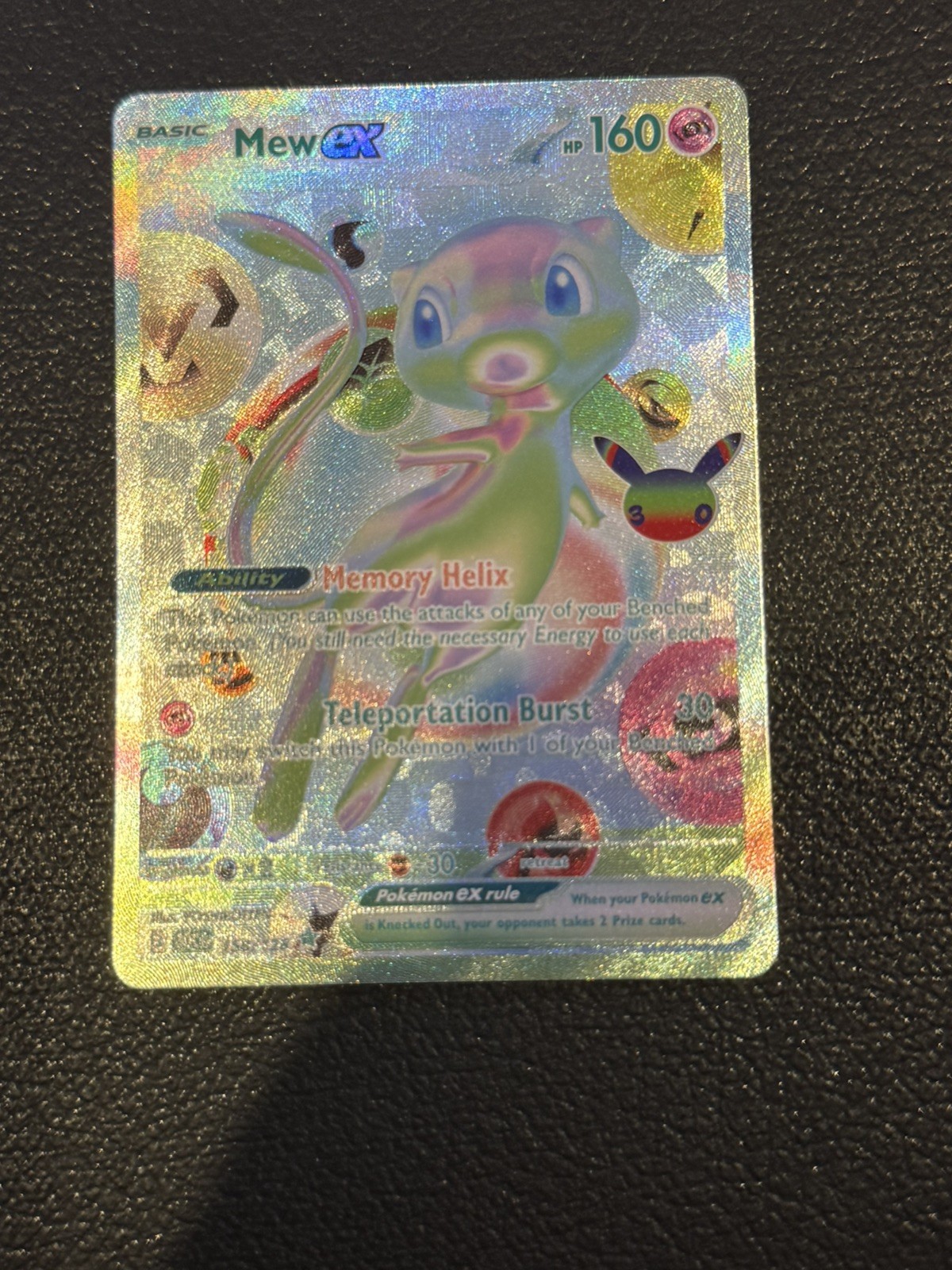 Mew Ex 158/128 FUR Futuristic Rare - Pokémon TCG: 30th Celebration - English NM