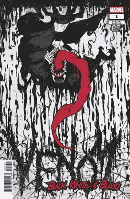 ⬛⬜🟥  VENOM: BLACK, WHITE & BLOOD #1 SANFORD GREENE VARIANT *8/20/25