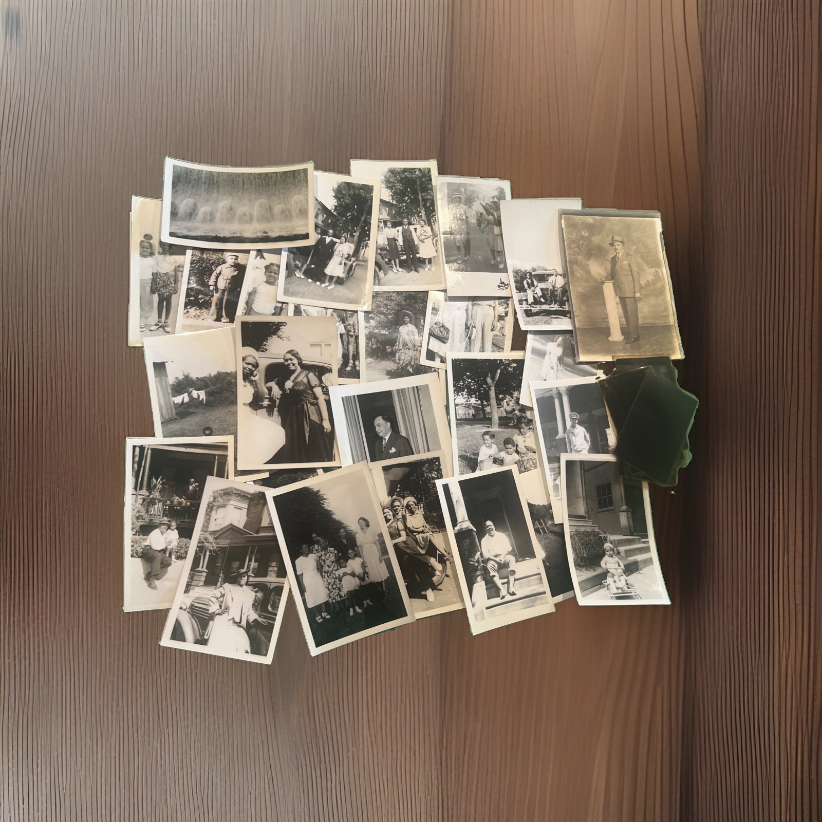 Lot # 2 Vintage African American Snapshot Photos Black Americana Family History