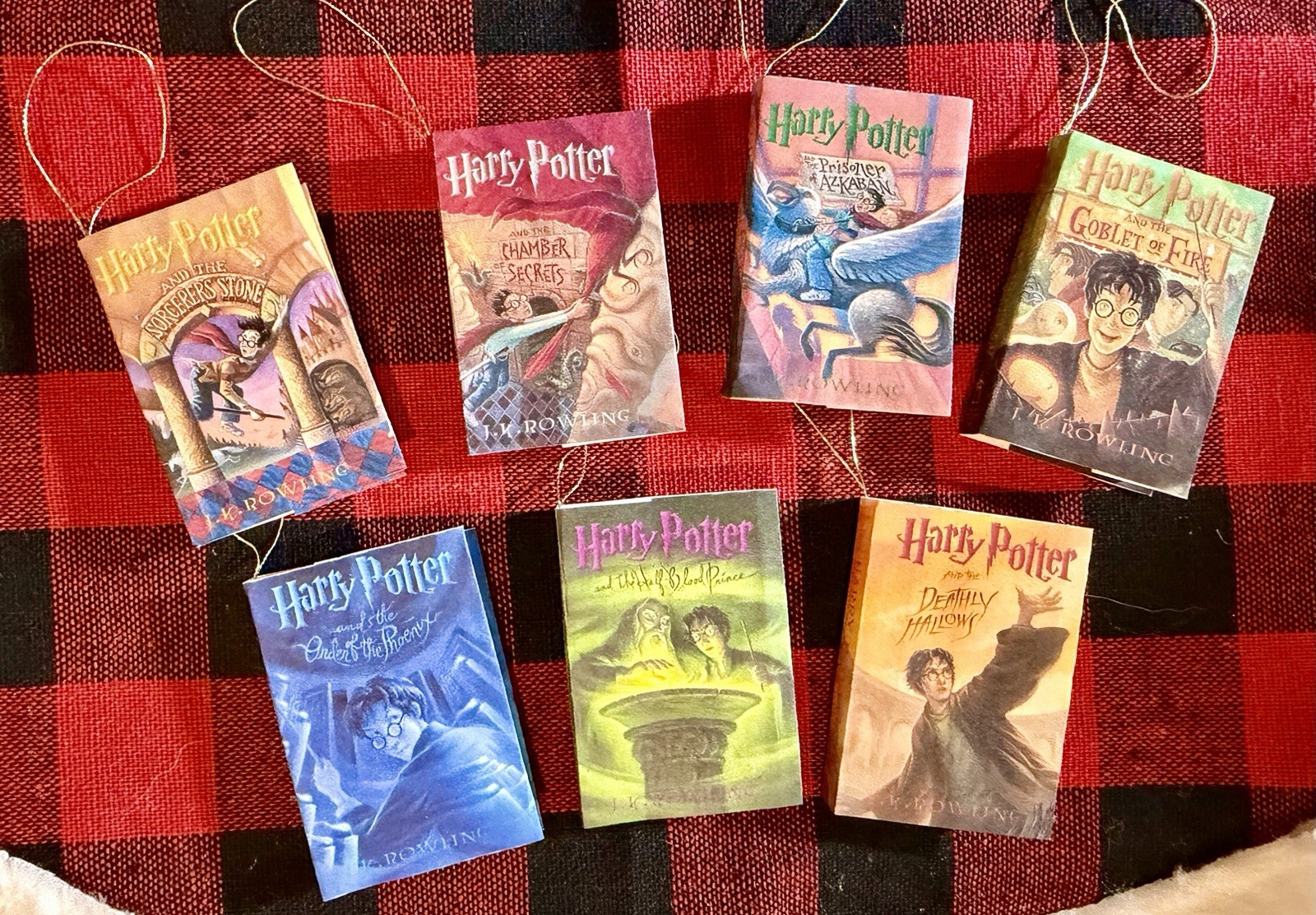 7 HP BOOK REPLICA ORNAMENTS HANDMADE CUSTOM ORDER