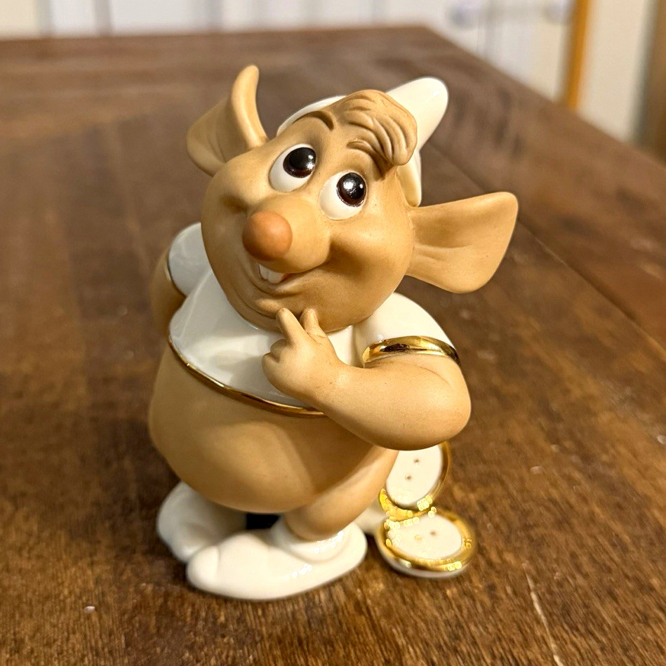 Lenox Disney Showcase Collection Gus Cinderella Figurine NWOT 4 1/8” MINT