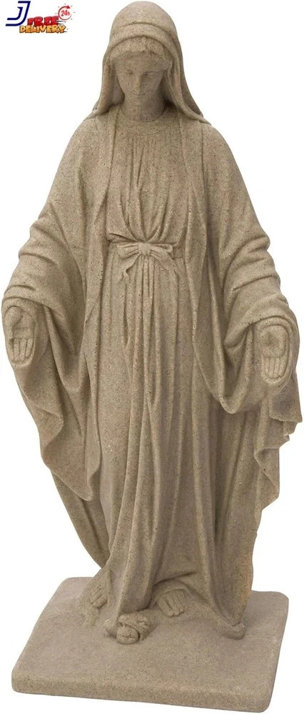 3ft. Tall Virgin Mary Statue Granite Outdoor Religious Garden Sculpture Lawn 3ft. Tall Virgin Mary Statue Granite Outdoor Religious Garden Sculpture Lawn