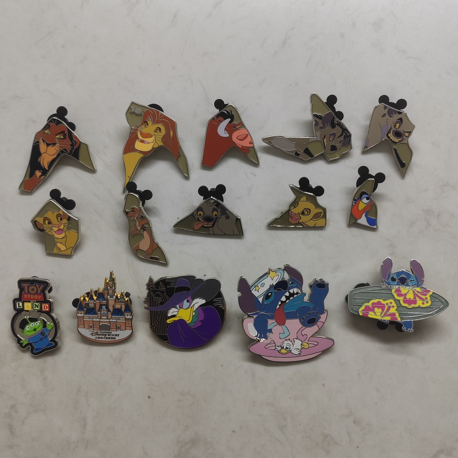 15-Piece Disney Trading Pins Set