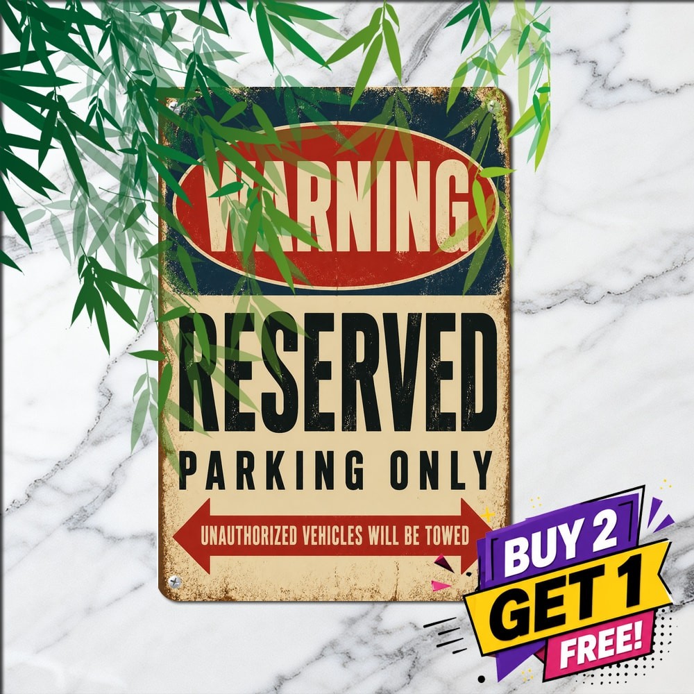 Audi Parking Only Metal Sign Vintage Car Garage Decor Plaque 8x12