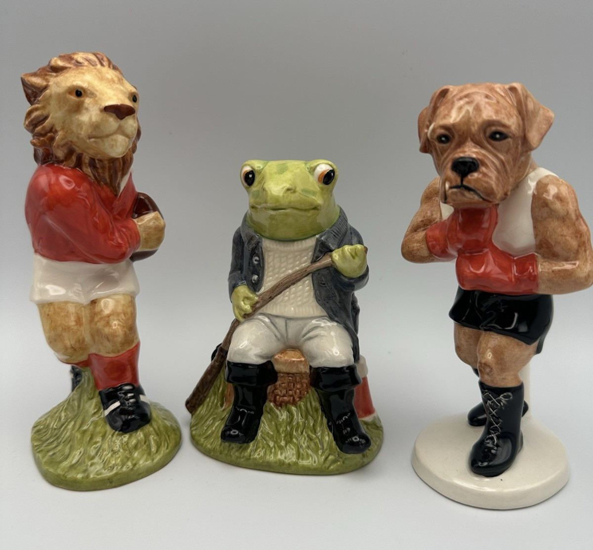 Beswick Sporting Collection Boxing Fly Fishing Football Numbered England 1998