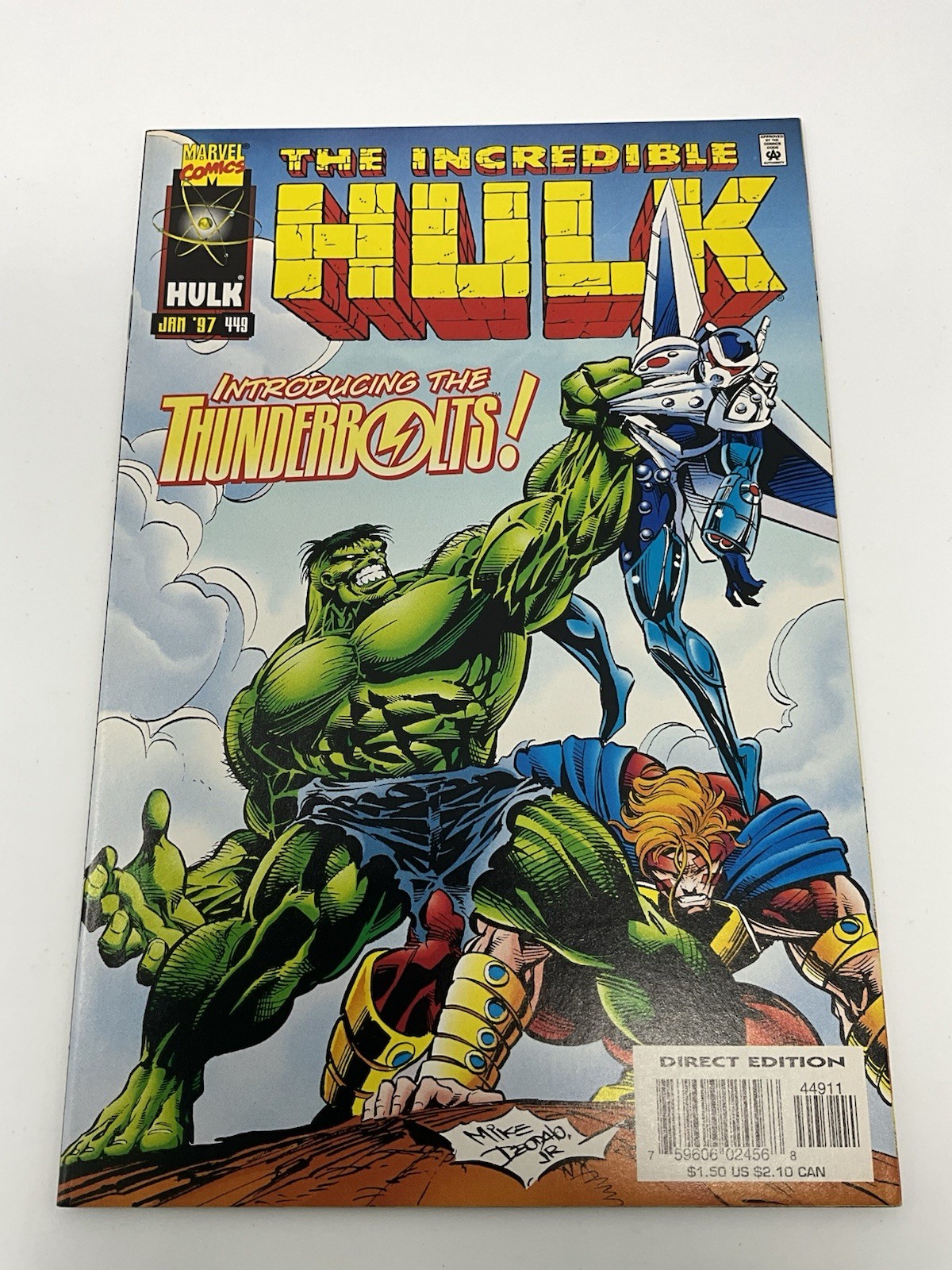 Incredible Hulk #449 1st Appearance Thunderbolts 1997 NM HIGH GRADE