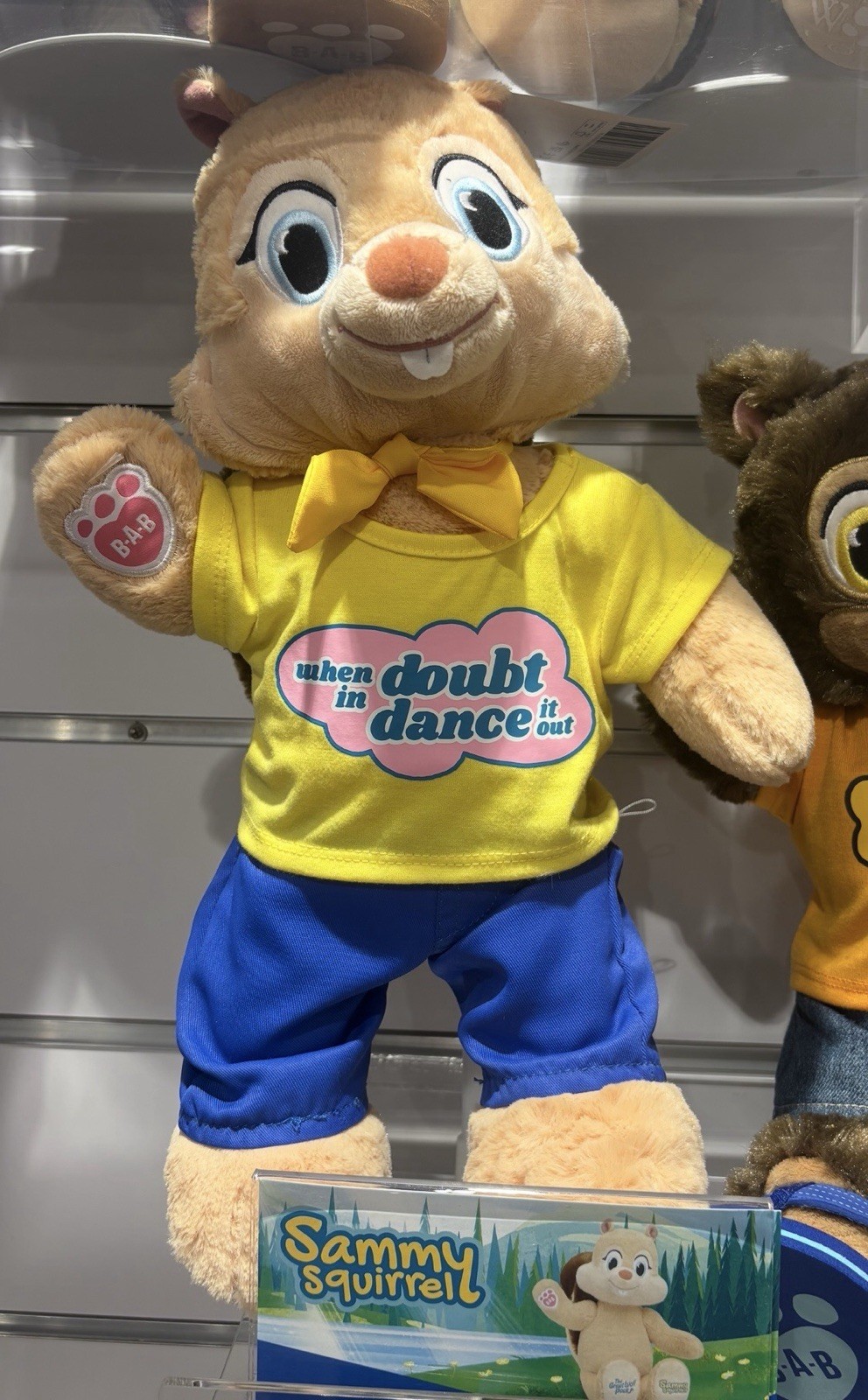 Build A Bear Sammy Squirrel - Great Wolf Lodge Naples, Florida - 1 Day Only Sale